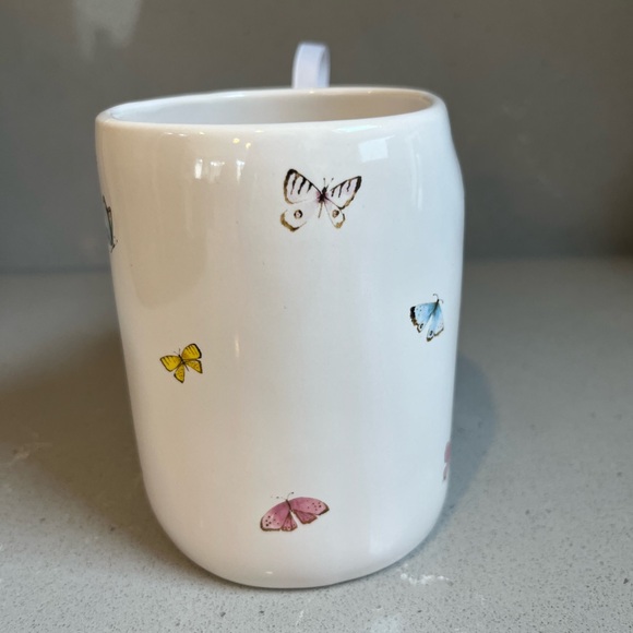 Rae Dunn HAVE FAITH Hebrews 11:1 Butterflies Easter Ceramic Mug Coffee Tea - Picture 4 of 9